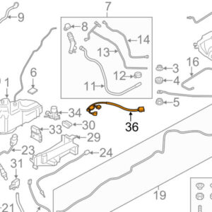 BMW 4 F32 Fuel Supply Adapter Wiring Harness 61129300860 ORIGINAL