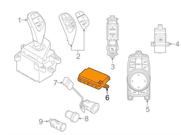 BMW 1 F21 Controller Touch Control Module 65829371374 9371374 ORIGINAL - Image 2