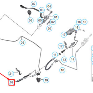 BMW 3 E90 Pressure Hose Assembly 21526788924 6788924 ORIGINAL