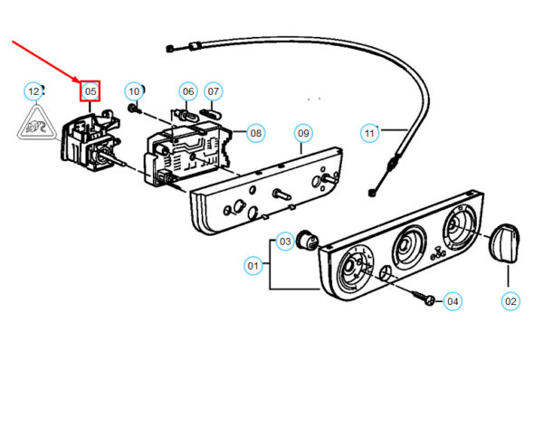 BMW 3 E36 Heater Blower Switch 64111393878 1393878 ORIGINAL