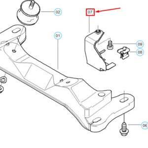 BMW 3 E46 Lambda Probe Cable Bracket 11787516974 7516974 ORIGINAL