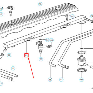 BMW 3 E36 Injection Tube 13531740111 1740111 ORIGINAL