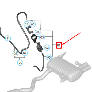 BMW 3 E90 Electric Changeover Valve With Bracket 18307565077 7565077 ORIGINAL