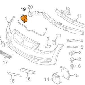 BMW 1 E81 Front Parking Sensor OEM 66207837273 7837273 ORIGINAL