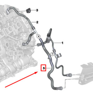 BMW 2 Cabrio F23 Fuel Pipe 13538514094 8514094 ORIGINAL