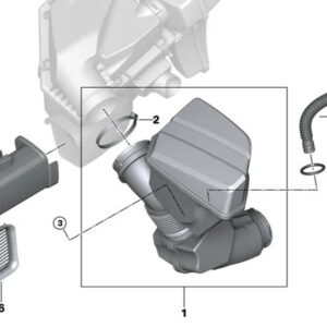 BMW 3 G20 Air Cleaner Pipe 8580252 13718580252 ORIGINAL