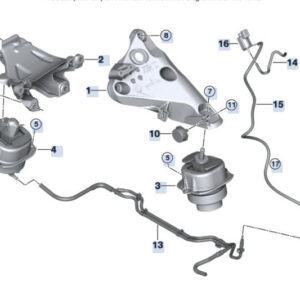 BMW X6 F16 Vibration Absorber 22116781991 ORIGINAL