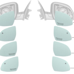 BMW X3 G01 Front Right Door Mirror Glass 51169491788 ORIGINAL