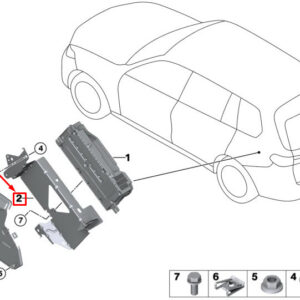 BMW X7 G07 Amplifier Holder 65156832602 ORIGINAL