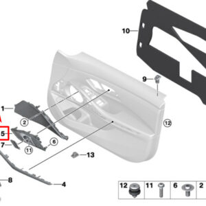 BMW 3 G20 Front Left Interior Opening Handle 7945701 51417945701 NEW GENUINUINE