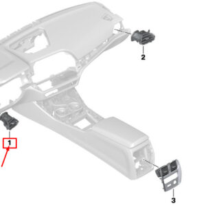 BMW 3 G20 Right Dashboard Air Vent RHD 64226848619 ORIGINAL