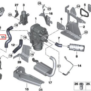 BMW 3 G20 Engine Coolant Hose 64126835261 ORIGINAL