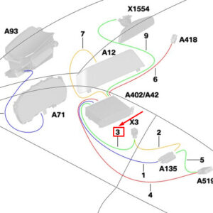 BMW 3 G20 HSD Line HU - USB/AUX 61118718849 ORIGINAL