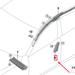 BMW 7 F01, F02 Front Right Seat SRS 72127949992 7949992 ORIGINAL
