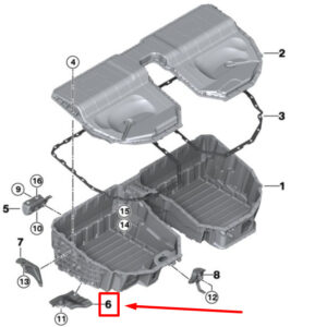 BMW 3 G20 Left High Voltage Bracket 8687787 61258687787 ORIGINAL