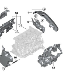 BMW 3 G20 Engine Acoustic Cover 11148668914 ORIGINAL