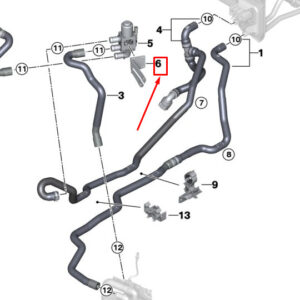 BMW X3 G01 Changeover Valve Bracket 64219367098 ORIGINAL
