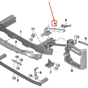 BMW X7 G07 Front Left Shock Absorber 51647489469 ORIGINAL