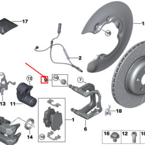 BMW 3 G20 Rear Bellows Repair Kit 34206894211 ORIGINAL