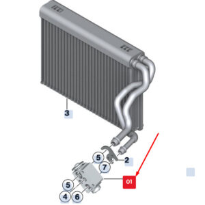BMW X3 F25 A/C Expansion Valve 64116823978 6823978 ORIGINAL