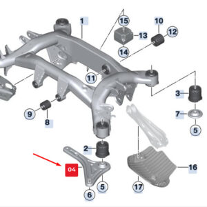 BMW X3 F25 Front Left Compression Strut 33306790567 6790567 ORIGINAL