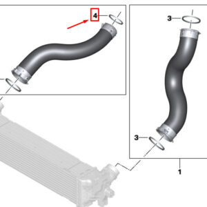 BMW 3 G20 Charge Air Line Preformed Seal 11618596842 ORIGINAL