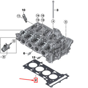 BMW 3 G20 Engine Cylinder Head Gasket 11127934596 ORIGINAL