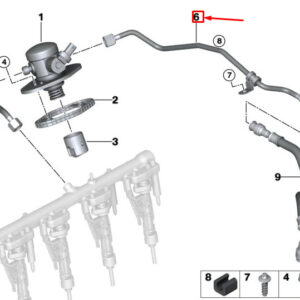 BMW 3 G20 Engine Compartment Feed Line 13539452385 ORIGINAL