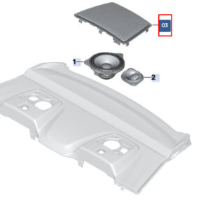 BMW 5 F10 Loudspeaker Cover Right 65139276546 9276546 ORIGINAL