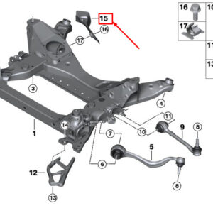 BMW X3 G01 Front Axle Heat Resistant Plate 31146882662 ORIGINAL