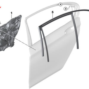 BMW 7 G11 Rear Right Door Window Control Motor 61359463858 ORIGINAL