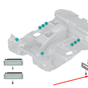 BMW X5 F15, F85 Support Holding Frame 63319299374 9299374 ORIGINAL