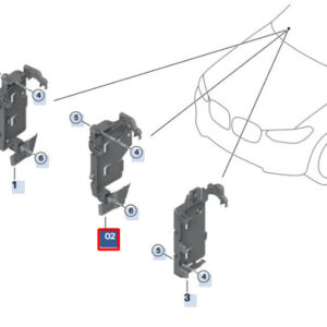 BMW X6 G06 BDC Holder 61138780753 ORIGINAL