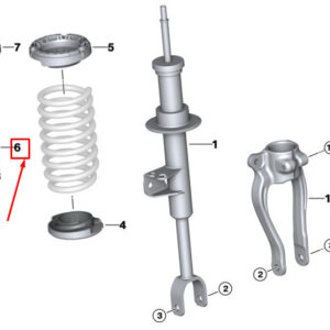 BMW 5 Touring G31 Front Additional Damper 31336866788 ORIGINAL