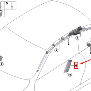 BMW 3 Cabrio E93 Front Right Seat SRS 6949792 52106949792 ORIGINAL