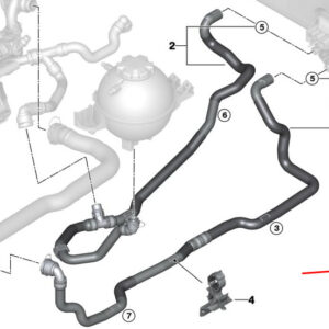 BMW X3 G01 Coolant Hose Clamp 64216827207 ORIGINAL