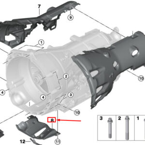 BMW 3 G20 Bottom Gearbox Acoustic Capsule 24008612330 ORIGINAL