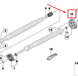 BMW 3 G20, G28 Universal Joint 26118681477 8681477 ORIGINAL