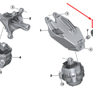 BMW X3 G01 Engine Suspension Additional Weight 8488357 22118488357 ORIGINAL