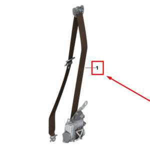 BMW 7 G11, G12 Front Left Seat Belt 7988865 72117988865 ORIGINAL