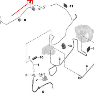 BMW 3 G20 Brake Pipe 34306876715 ORIGINAL