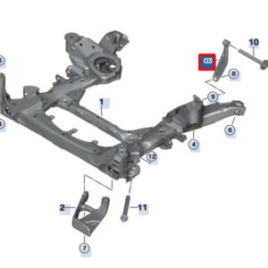 BMW X6 G06 Engine Right Mount Strut31106885880 ORIGINAL
