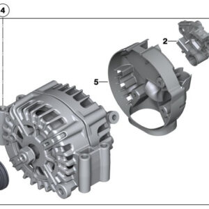 BMW X7 G07 Alternator Pulley 12318636420 ORIGINAL