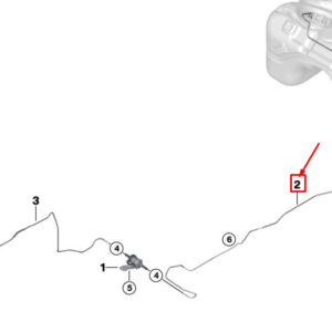 BMW X3 G01 Fuel Suction Line 64129366928 ORIGINAL