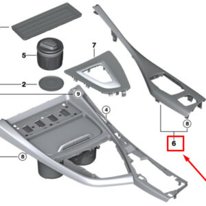 BMW 2 Coupe F22 Center Console Trim 51168064267 8064267 ORIGINAL