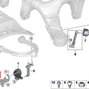 BMW 7 G11 Right Level Sensor Bracket 37146861330 ORIGINAL