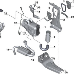 BMW X3 G01 Coolant Hose 64129391151 ORIGINAL