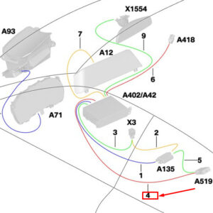 BMW 3 G20 HSD Line HU - USB/AUX 61118718855 ORIGINAL