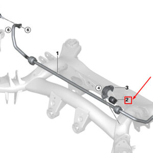 BMW 3 G20 Rear Stabilizer Rubber Mounting 33506885201 ORIGINAL