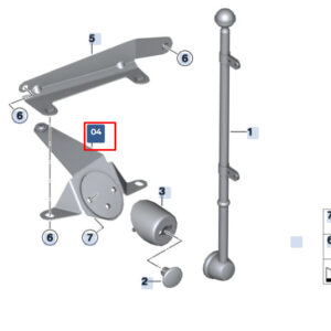 BMW 5 F10 Front Right Fender Holder 51657267462 7267462 ORIGINAL